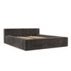 POLSTERBETT Casto mit Stauraum 140/200 cm Braun im Terra NW Stoff - Schwarz/Naturfarben, Holz/Holzwerkstoff (140/200cm) - AltaBeds
