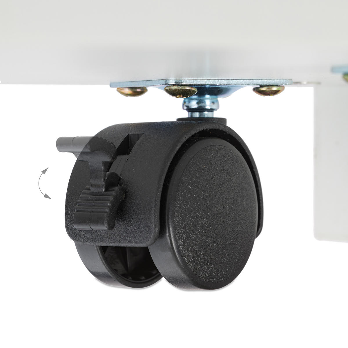 VOZÍK do výklenku - biela, kov/kompozitné drevo (20/67/43cm) - Relaxdays