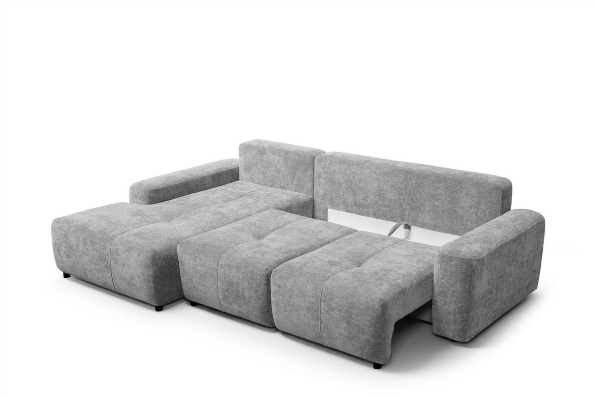 ECKSOFA Argos In Vibe - Grau, Holzwerkstoff/Textil (170/267cm) - Fun Möbel