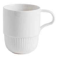 BECHER Sandino - Weiß, Keramik (0.35L) - home&you