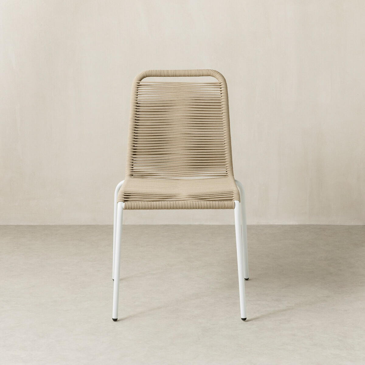 GARTENSTUHL Bowen Beige 54 cm x 83 cm - Beige, Metall (54/83/56cm) - Kenay Home