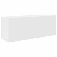 BAD-WANDSCHRANK Weiss 80/25/30 Cm Holzwerkstoff - Weiß, Holzwerkstoff (25/30/80cm) - vidaXL