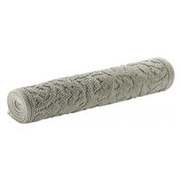 BADEMATTE Gilda perlweiß 54 x 64 cm - Hellgrau, Textil (54/64cm) - Vivaraise