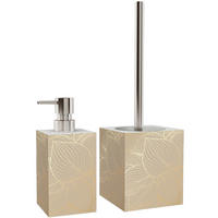 BADEZIMMER Set Hosta - Beige, Kunststoff (7/17/7cm) - Sanilo