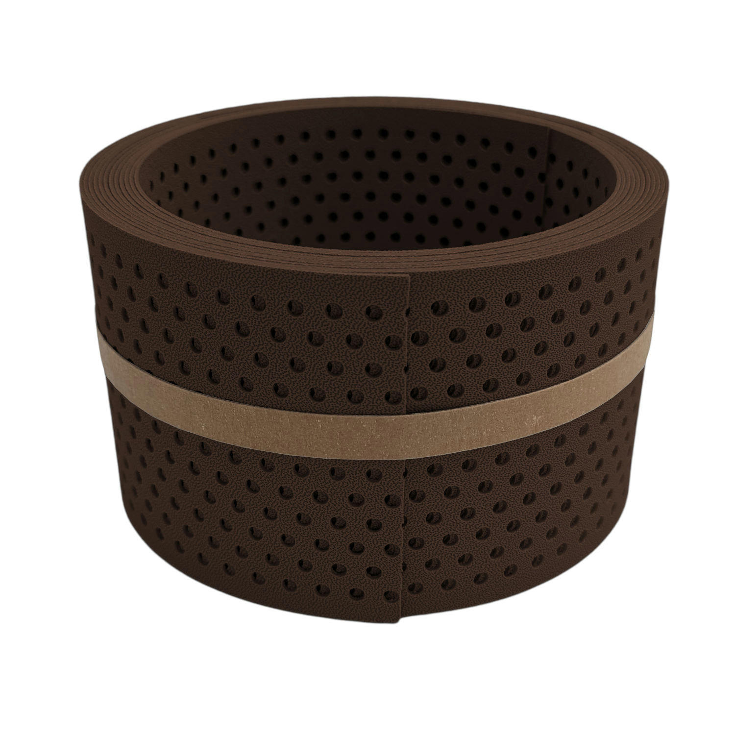 SICHTSCHUTZSTREIFEN Premium Halbe Set gelocht Einzelstreifen Braun 2,55m - Braun, Kunststoff (255/9.5cm) - ZAUN|ZU