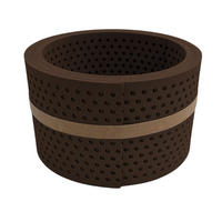 SICHTSCHUTZSTREIFEN Premium Halbe Set gelocht Einzelstreifen Braun 2,55m - Braun, Kunststoff (255/9.5cm) - ZAUN|ZU