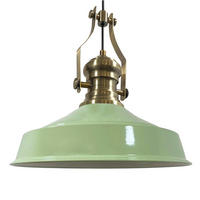HÄNGELAMPE Neo-Asletl 40/39 cm - Mintgrün, Metall (40/39cm) - Bamyum