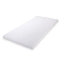 SCHAUMSTOFFMATRATZE 90/180 cm, KALTSCHAUM, für Kinderbett, mit Reißverschluss - Weiß, Naturmaterialien - Best for Kids