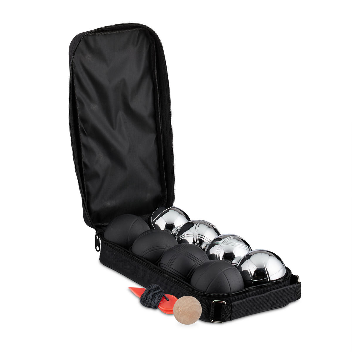 BOULE Kugeln - Multicolor, Textil/Metall (16/7cm) - Relaxdays