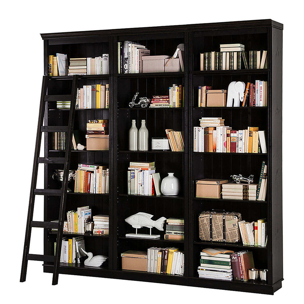 REGALLEITER - Kiefer massiv - Kieferfarben, Holz (36/188/6cm) - home24