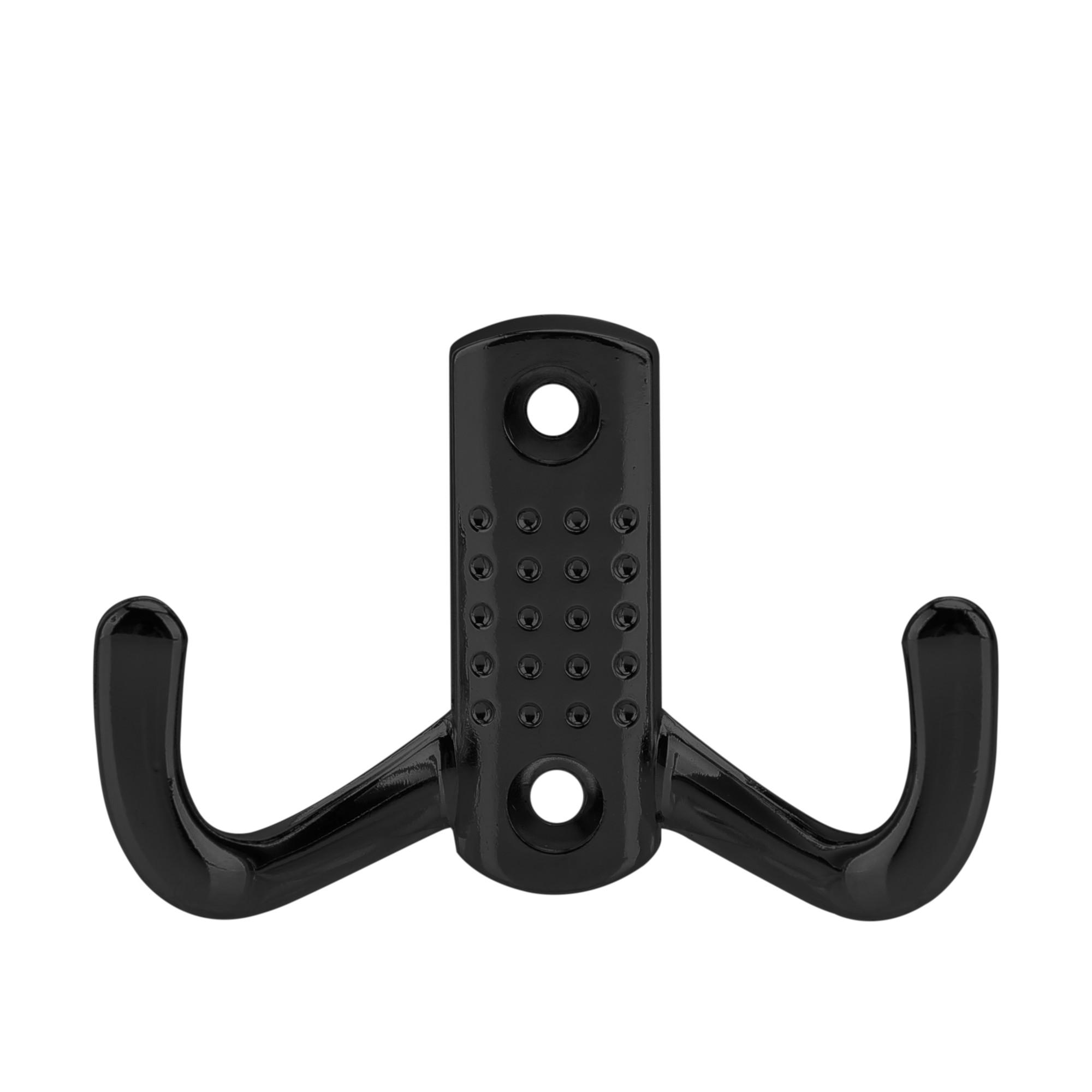 KLEIDERHAKEN 7 / 4.7 cm - Schwarz, Metall (1.69/4.7/7cm) - Intirilife