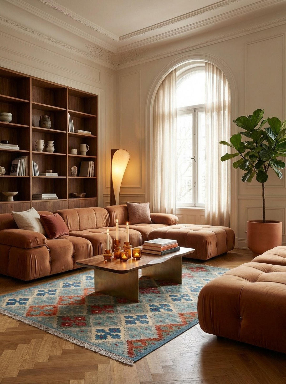 HANDWEBTEPPICH Kelim Gashgai Grau 181/124 cm Schurwolle - Grau, Textil (124/181cm) - Looma