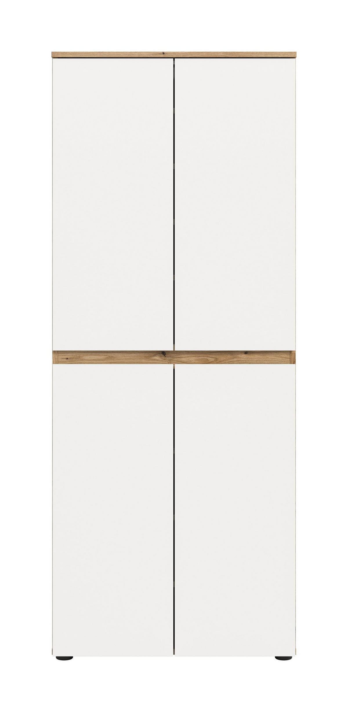 UNIVERSALSCHRANK SCARPA (B/H/T: ca. 70/175/37 cm) in Evoke Oak Nachbildung/weiß - Eichefarben, Holzwerkstoff (70/175/37cm)