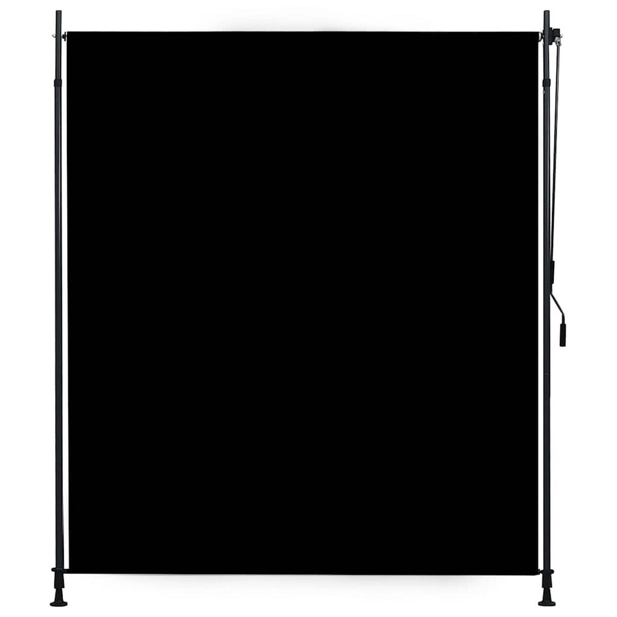 AUSSENROLLO 200/270 Cm Anthrazit - Anthrazit, Textil (200/270cm) - vidaXL