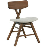 HOLZSTUHL Loomens Braun / Beige - Beige/Nussbaumfarben, Holz/Textil (51/77.5/58.5cm) - Selsey