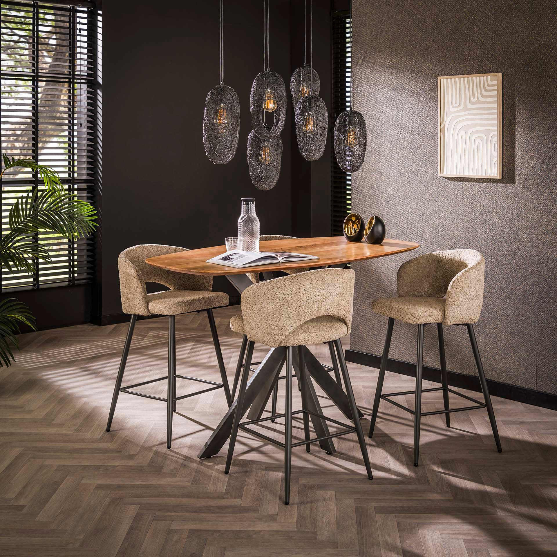 BARTISCH Arhus Braun 80/140/ 92 cm - Braun, Holz (140/92/80cm) - Hoyz Collection