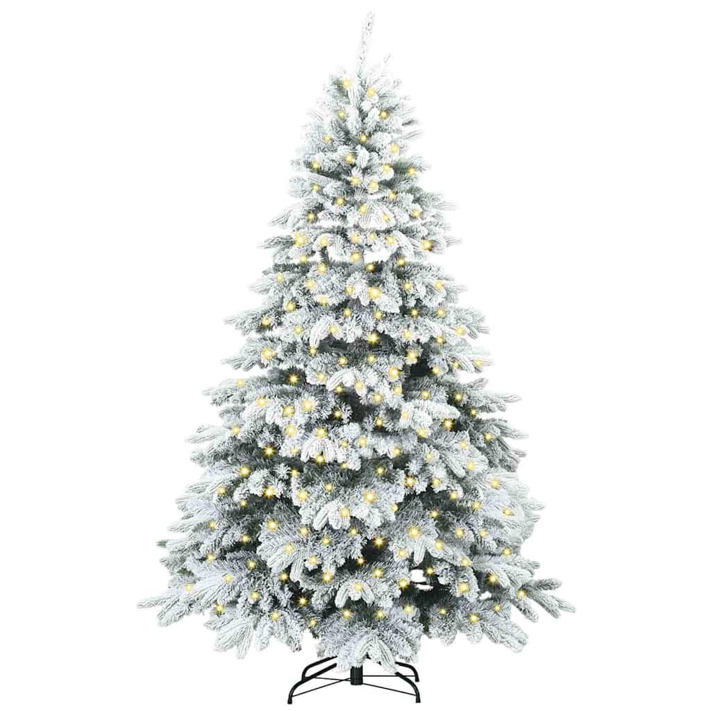 vidaXL Weihnachtsbaum Weiß 210 cm