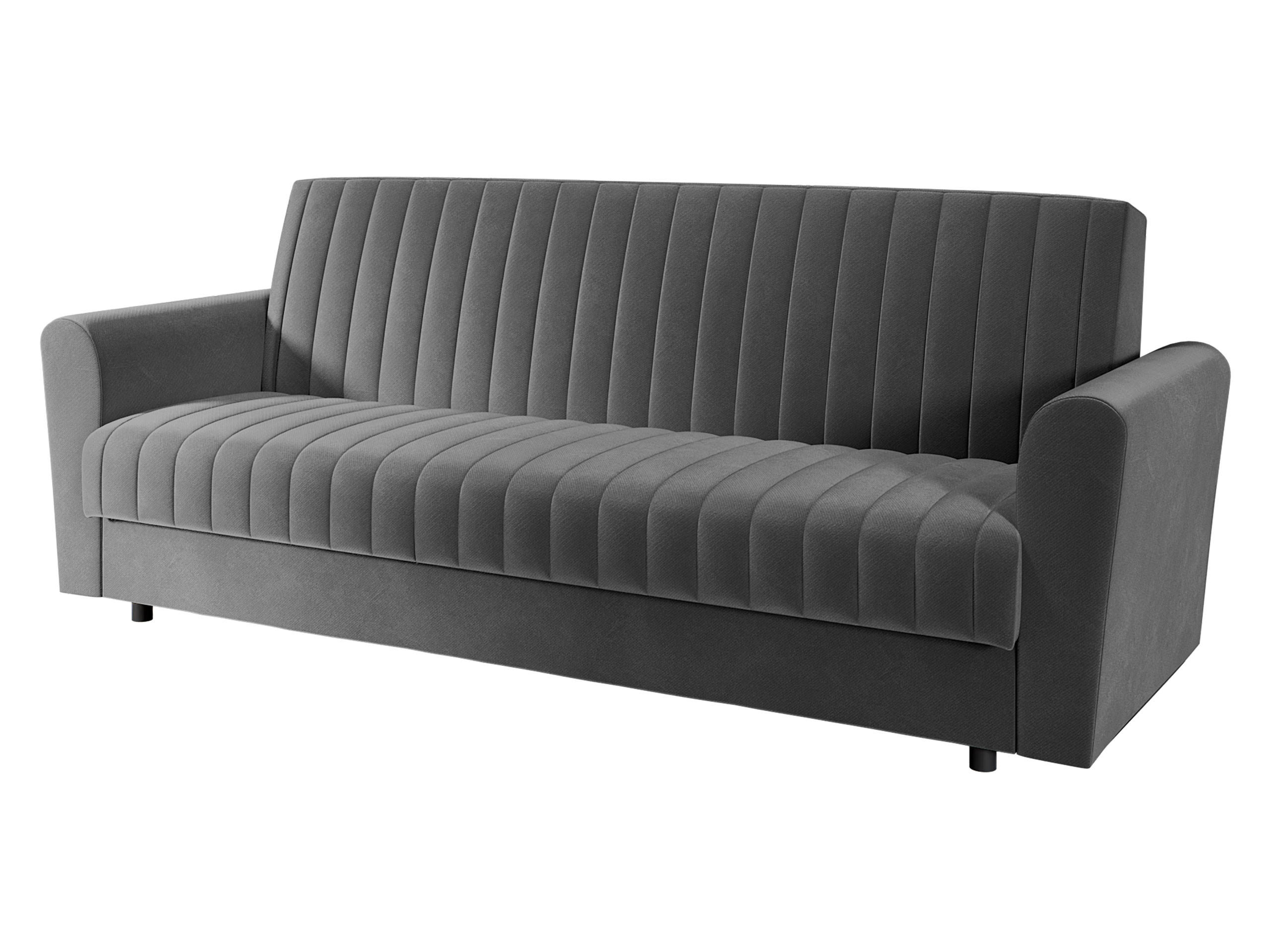 SCHLAFSOFA Molly - Schwarz/Naturfarben, Holz/Kunststoff (230/87/90cm) - MIRJAN24