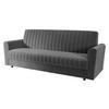 SCHLAFSOFA Molly - Schwarz/Naturfarben, Holz/Kunststoff (230/87/90cm) - MIRJAN24