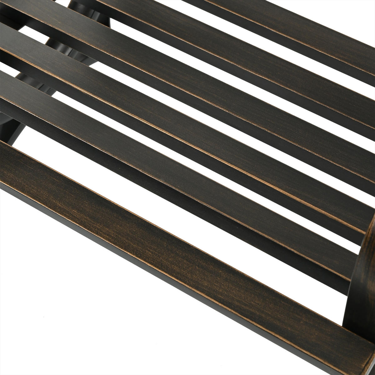 GARTENSTUHL - Schwarz, Metall (60/85.5/56cm) - Relaxdays