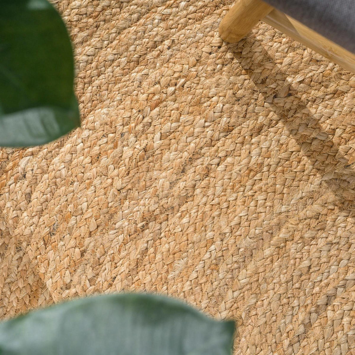HOCHFLORTEPPICH 80/80 cm Viborg 594 - Beige, Naturmaterialen (80/80cm) - Paco Home