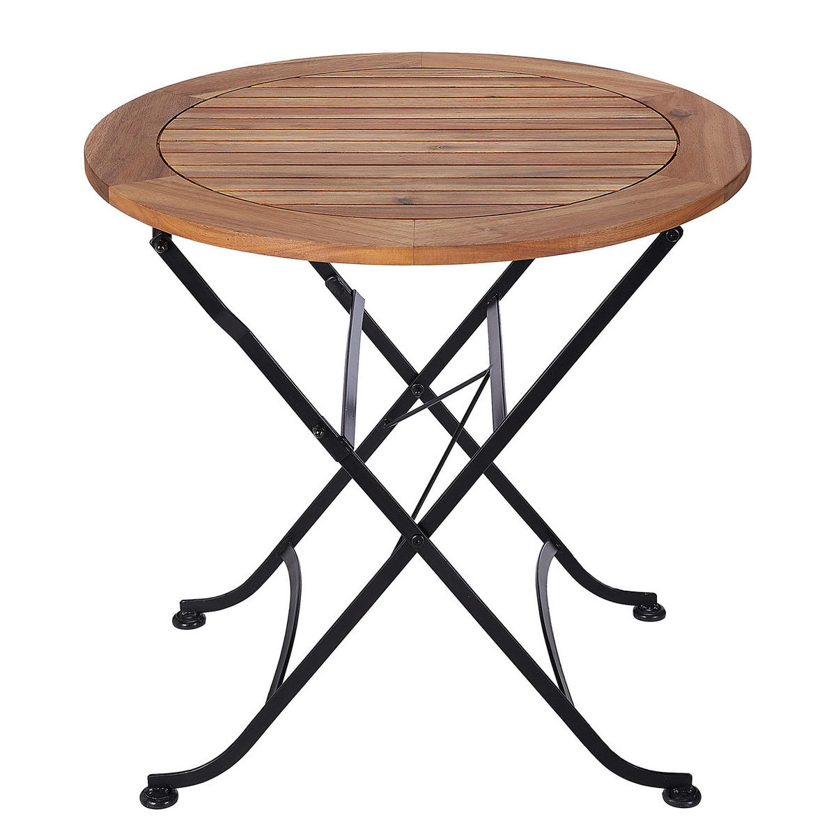 BALKON-SET (3-teilig) Parklife - Braun, Holz/Metall - BUTLERS