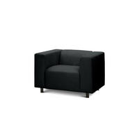 SESSEL July Schwarz 95 × 80 × 57 cm - Schwarz, Textil (95/57/80cm) - Pillovely