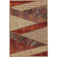 OUTDOORTEPPICH Kenya Beige/Rot 80x165 cm - Beige, Textil (80/165cm) - benuta Nest