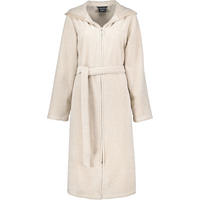 BADEMANTEL DAMEN KAPUZE TWO-TONE 6432 NATUR - 33 - Beige, Textil (Mnull) - Cawoe