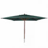SONNENSCHIRM C57B Dunkelgrün - Dunkelgrün, Holz (300/300cm) - MCW