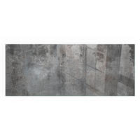 GLASPLATTE für Kamin 125x50 cm - Grau, Glas (125/50/0.4cm) - TULUP