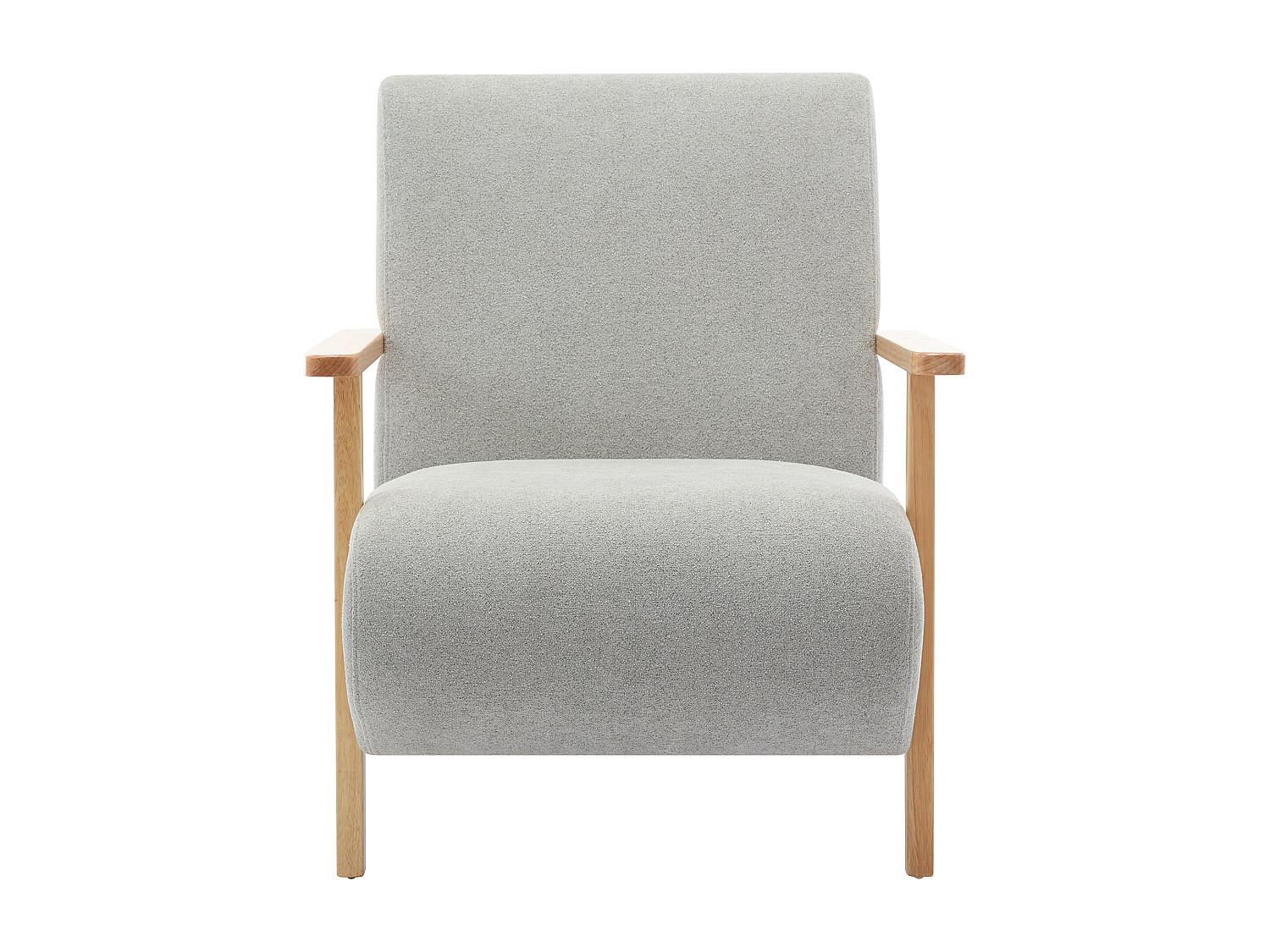 SESSEL mit gerader Rückenlehne - 1 Person - Stoff - Grau - - Grau, Textil (70/81/82cm) - Vente-Unique