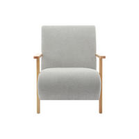 SESSEL mit gerader Rückenlehne - 1 Person - Stoff - Grau - - Grau, Textil (70/81/82cm) - Vente-Unique