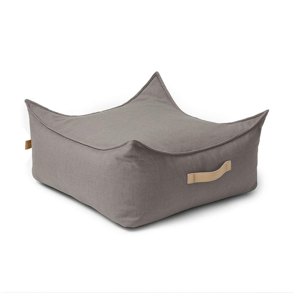 SITZPOUF Outzy für Kinder, Quadratisch, Taupe - Taupe, Textil (60/60/60cm) - MeowBaby