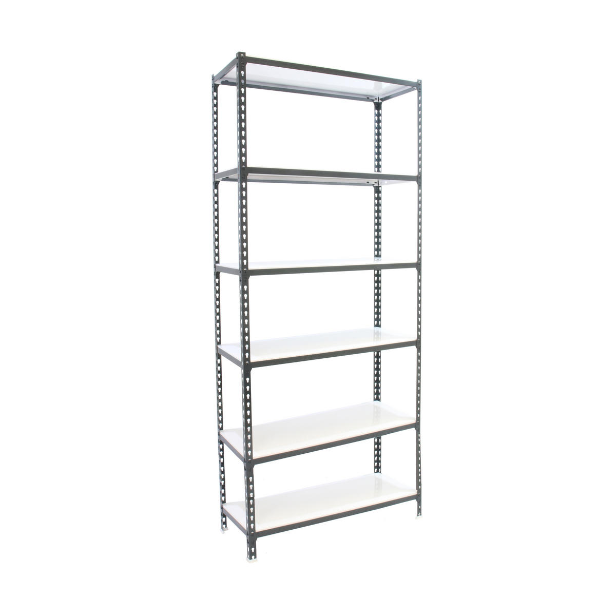 SCHWERLASTREGAL Giant Metal Shark HxBxT 250 x 100 x 40 cm Fachlast 180 kg Anthrazit-Weiß - Anthrazit, Metall (100/250/40cm) - PROREGAL