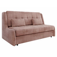 SCHLAFSOFA Viva Elite IV - Schwarz/Rosa, Holz/Metall (166/85/98cm) - MIRJAN24