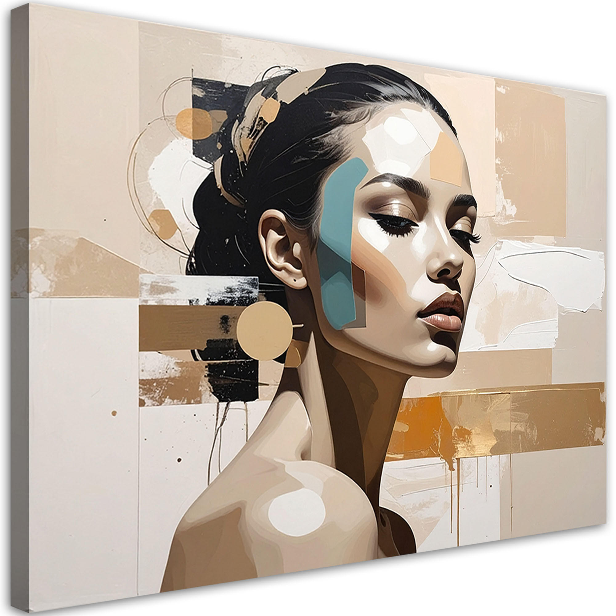 Feeby Wandbild, Beige 45x30 cm