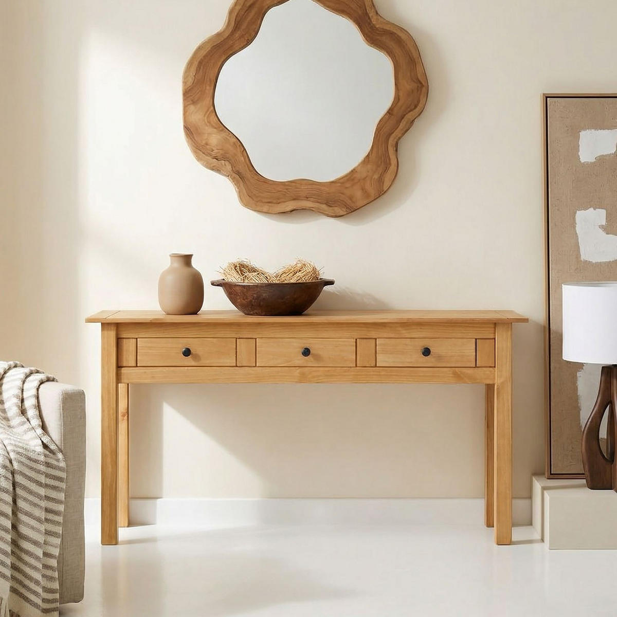 KONSOLENTISCH CANCUN braun - Braun, Holz (41/151/72cm) - CARO-Möbel