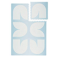 SPIELMATTE Archie Blau 120x180 cm - Blau, Textil (120/180cm) - Lytte
