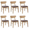 ESSZIMMERSTUHL Beige, Taupe 6er-Set - Taupe/Beige, Holz (45/79/49cm) - MCW
