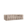 SOFA 4-Sitzer, Komfort, BALOO, stoff Schenille, Beige - Beige, Holz (250/75/106cm) - Kaiser Möbel
