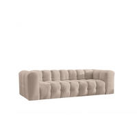 SOFA 4-Sitzer, Komfort, BALOO, stoff Schenille, Beige - Beige, Holz (250/75/106cm) - Kaiser Möbel