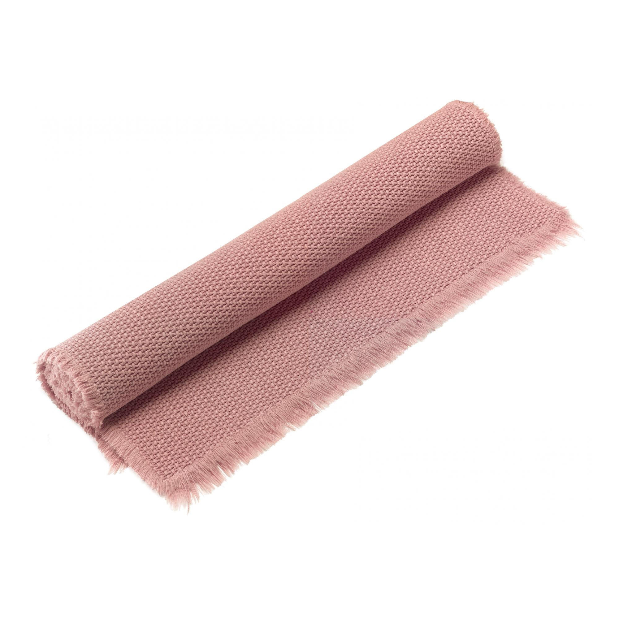BADEMATTE Elly blush 54 x 110 cm - Rosa, Textil (54/110cm) - Vivaraise