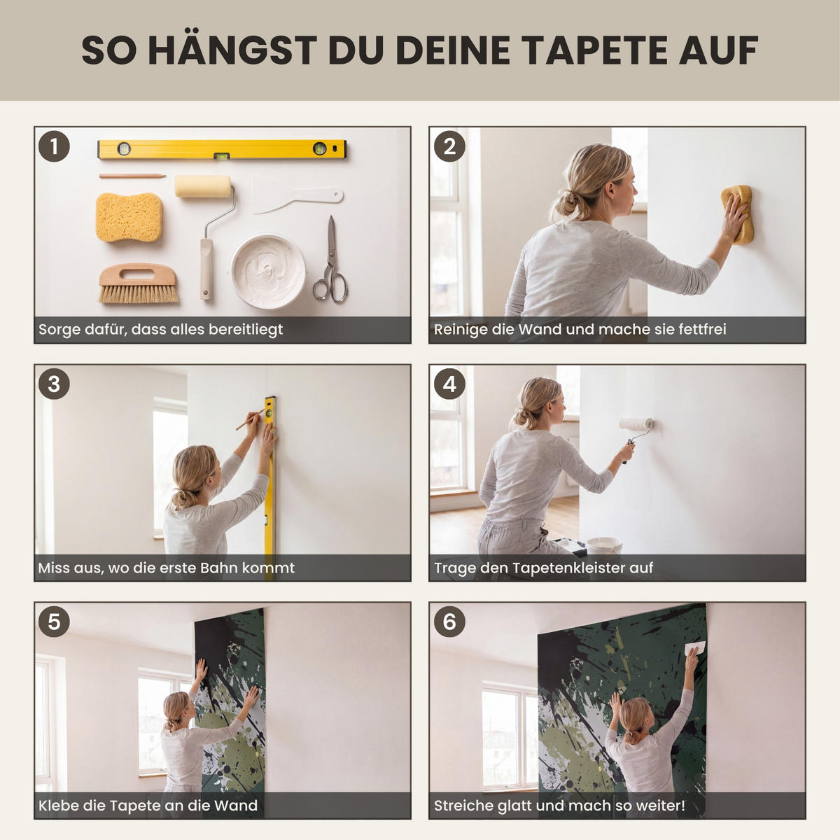 KINDERTAPETE - Fußball - Farbe - Spritzer - Grün - 180x280 cm - Dunkelgrün, Papier (180/280cm) - OnlyWow