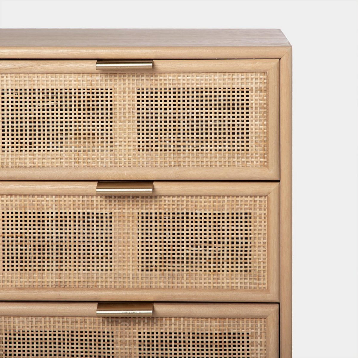 NACHTTISCH 3 SCHUBLADEN Alis Natürlich 42 cm x 71 cm 2er-Set - Naturfarben, Holzwerkstoff (42/71/35cm) - Klast Home