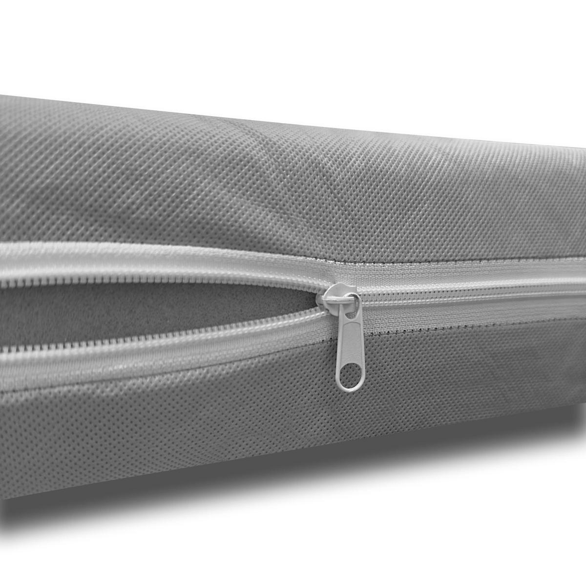 MATRATZE Poly Duo 90x200 cm im Doppelpack Objektausstattung, abwischbar - Weiß, Textil (90/200cm) - Betten-ABC