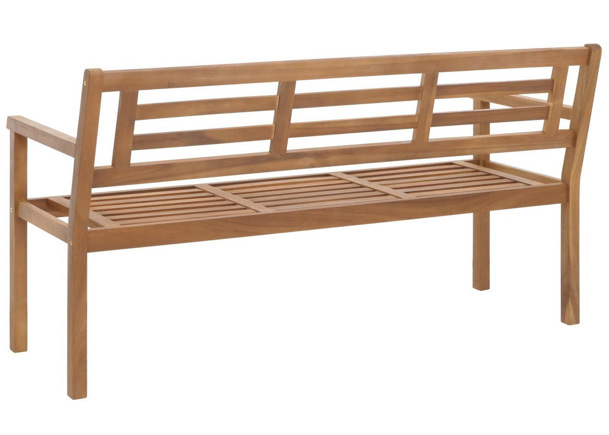 GARTENBANK 82x145x59cm ohne Kissen - Braun, Holz (145/82/59cm) - PROREGAL
