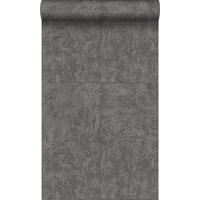 TAPETE Stein-Optik 53 cm x 10.05 m - Schwarz, Papier (53/1000cm) - Origin Wallcoverings