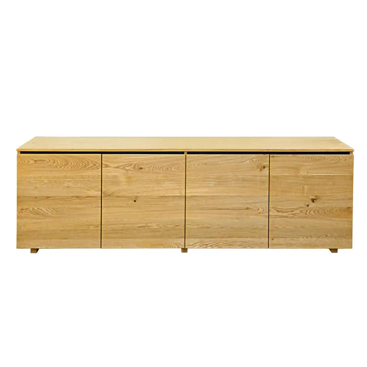 HOLZKOMMODE mit Regalböden CORA - Eichefarben, Holz (200/75/45cm) - Rawood Furniture