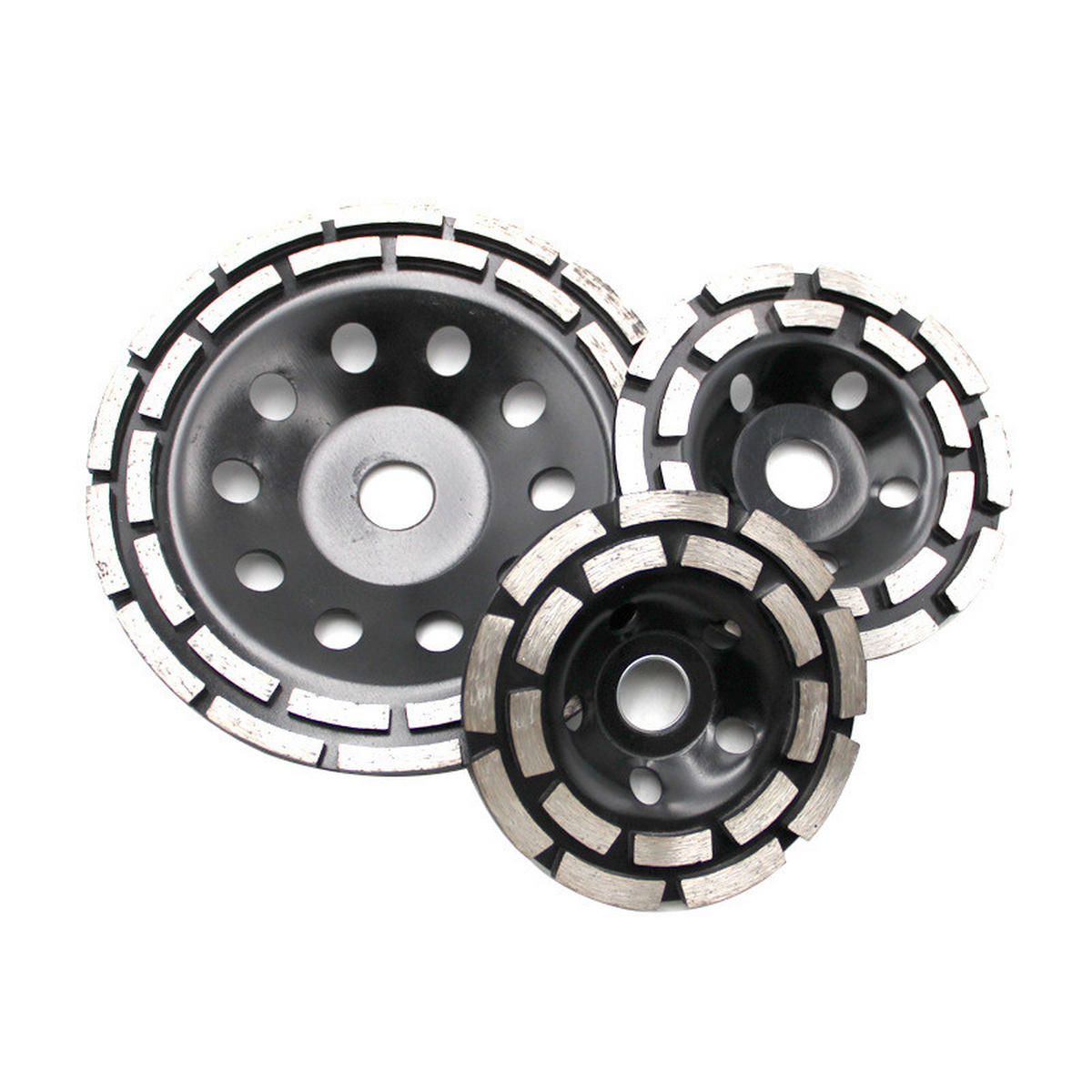 SCHLEIFSCHEIBE – 125 x 22,2 mm - Schwarz, Metall (12.5/12.5/1cm) - DCA